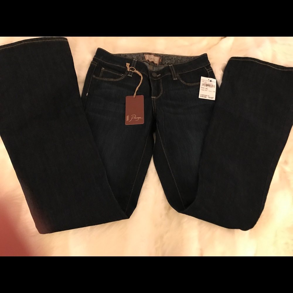 Paige dark wash denim Jeans NWT
